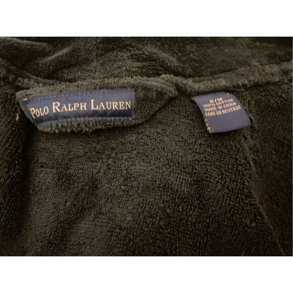 Polo Ralph Lauren Men’s Classic Navy Blue 100% Cotton Terry Long Sleeve Loungewe - Picture 14 of 14